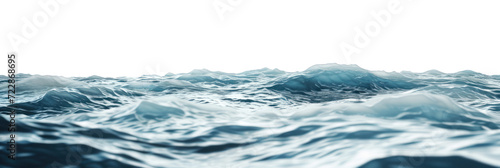 Surface of sea water, cut out - stock png.
