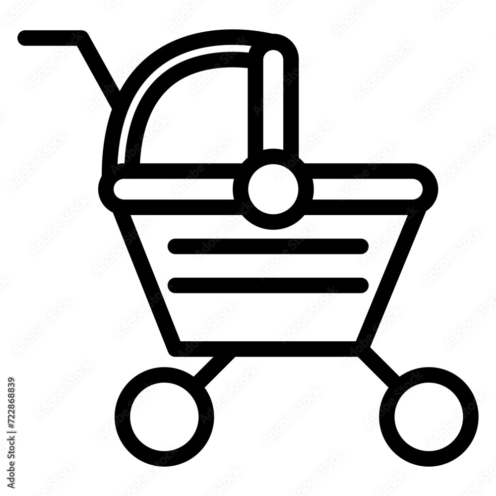 Stroller Icon Style Stroller Icon Style