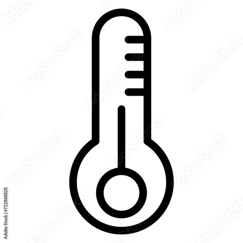 Thermometer Icon Style