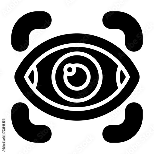 Retinal Scanner Vector Icon