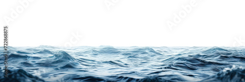 Surface of sea water, cut out - stock png.