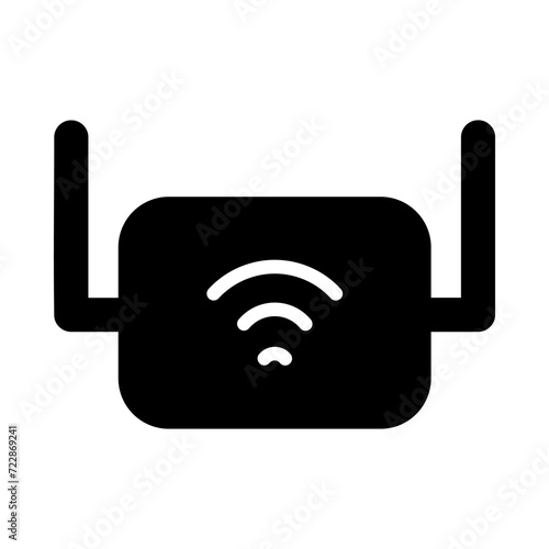Wi-Fi Range Extender Vector Icon photo