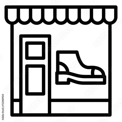 Shoe Shop Icon Style