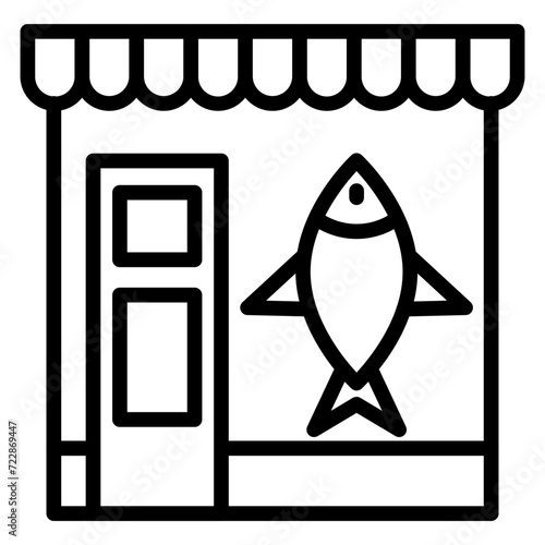 Fish Shop Icon Style
