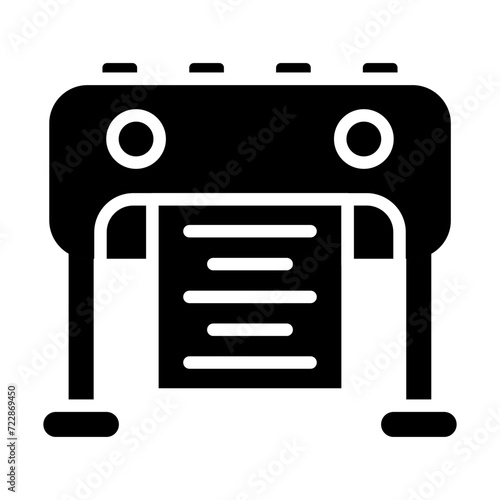 Plotter Vector Icon