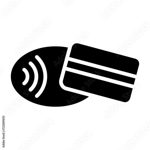 Contactless Payment Vector Icon photo