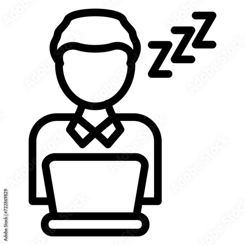 Lazy Work Icon Style