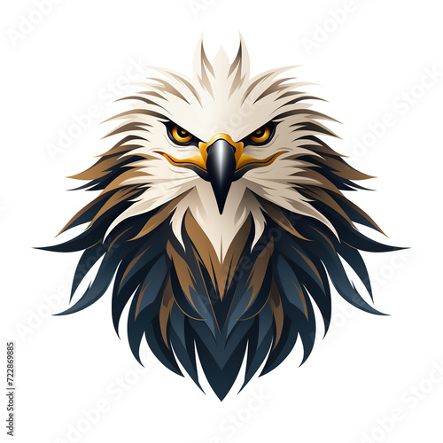 Wallpaper Mural logo emblem symbol icon with head of a bird eagle hawk falcon on a white background Torontodigital.ca