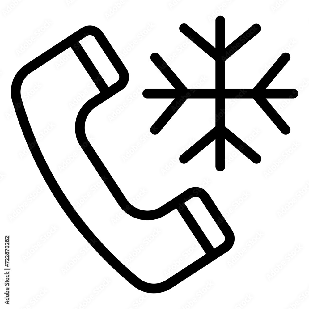 Cold Calling Icon Style Cold Calling Icon Style
