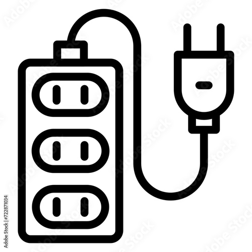 Extension Cord Icon Style