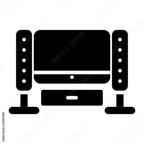 Home Theater System Vector Icon