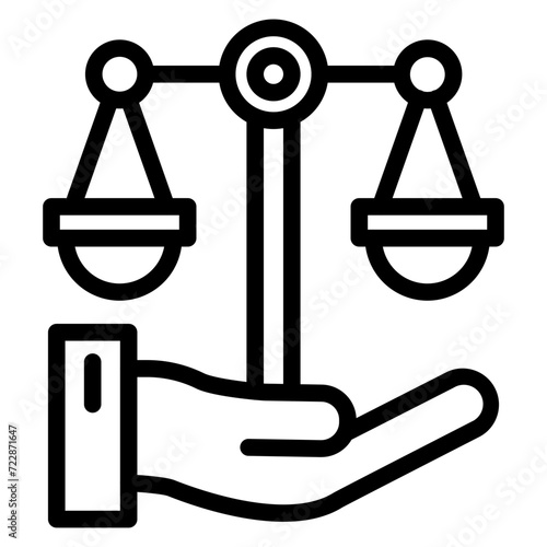 Law Icon Style
