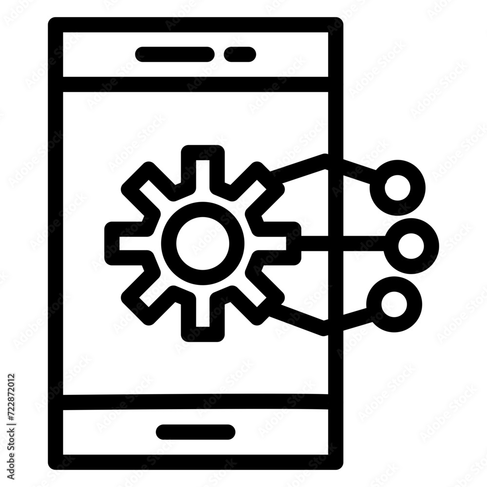 Mobile Solutions Icon Style Mobile Solutions Icon Style