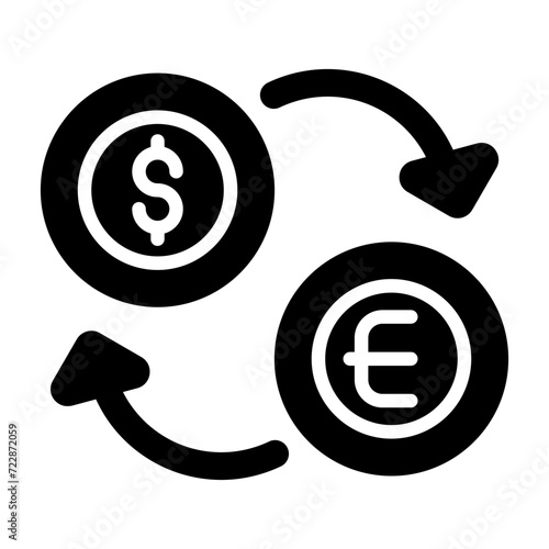 Currency Exchange Vector Icon