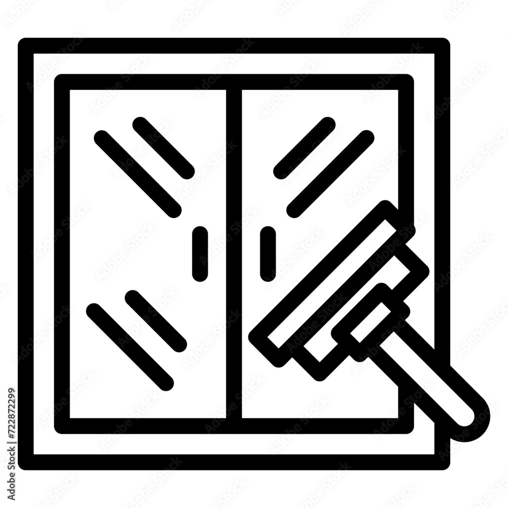 Window Cleaning Icon Style Window Cleaning Icon Style