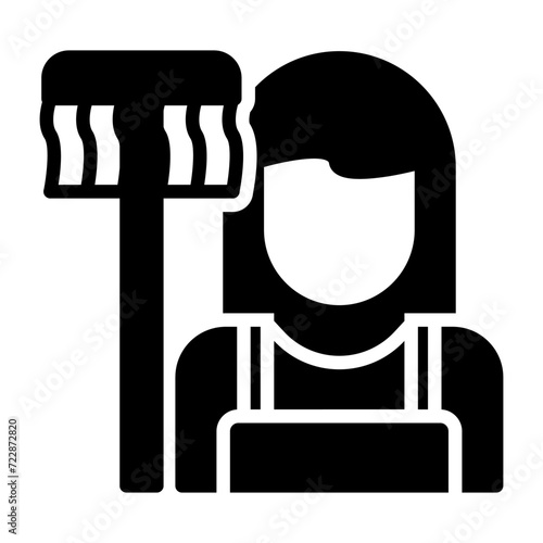  Housekeeper Vector Icon