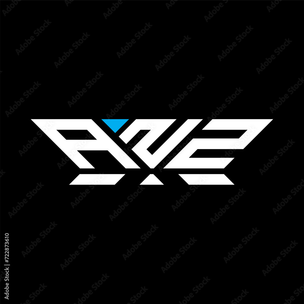 Obraz premium ANZ letter logo vector design, ANZ simple and modern logo. ANZ luxurious alphabet design 