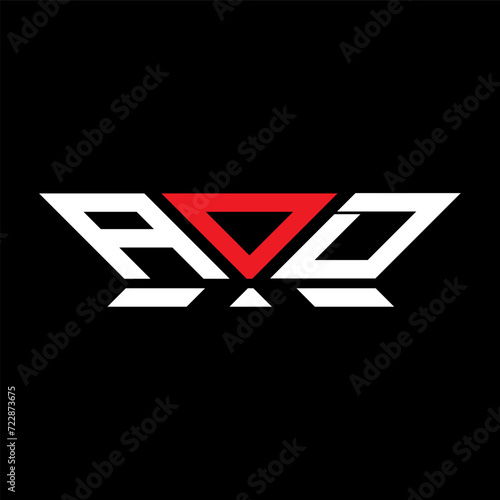 AOD letter logo vector design, AOD simple and modern logo. AOD luxurious alphabet design 