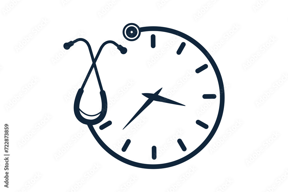 Stethoscope Clock Vector, Stethoscope Ticking Clock Concept Illustration, Stethoscope Clock Graphic, Stethoscope Time Vector, Clock of Care, Stethoscope Timepiece Design for Health, Stethoscope 24/7 Stethoscope Clock Vector, Stethoscope Ticking Clock Concept Illustration, Stethoscope Clock Graphic, Stethoscope Time Vector, Clock of Care, Stethoscope Timepiece Design for Health, Stethoscope 24/7