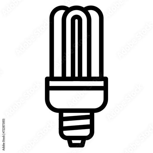 Fluorescent Lamp Icon Style