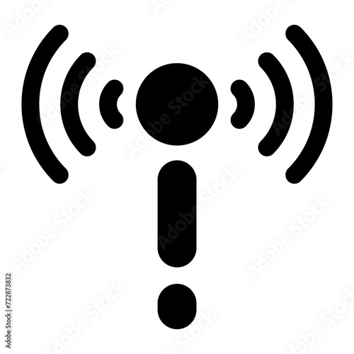 Network Troubleshooting Vector Icon