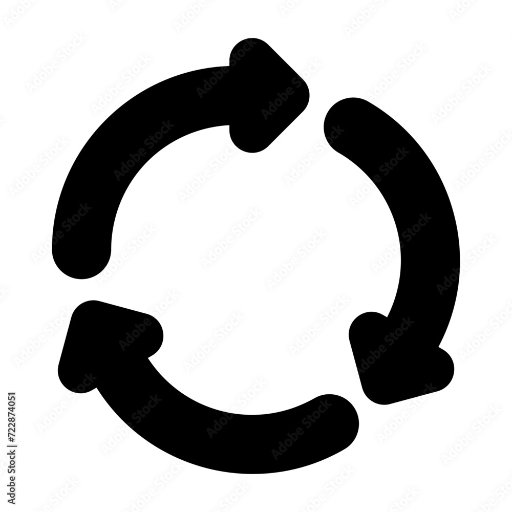 Recycling symbol Vector Icon Recycling symbol Vector Icon