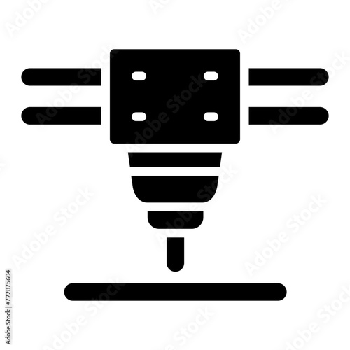 Laser Cutting Machine Vector Icon