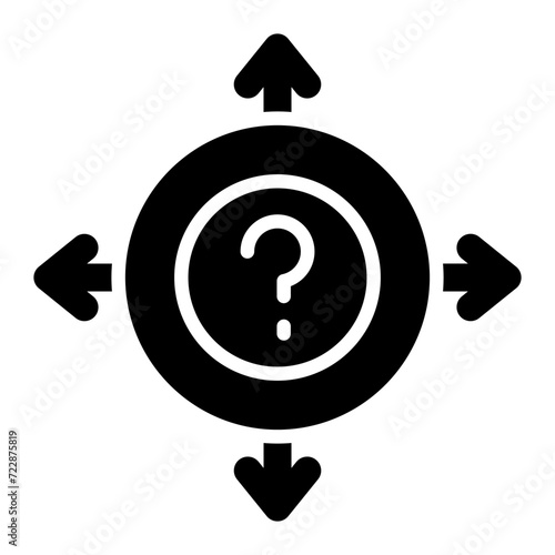Uncertainty Vector Icon
