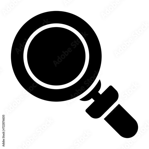 Magnifying glass Vector Icon photo