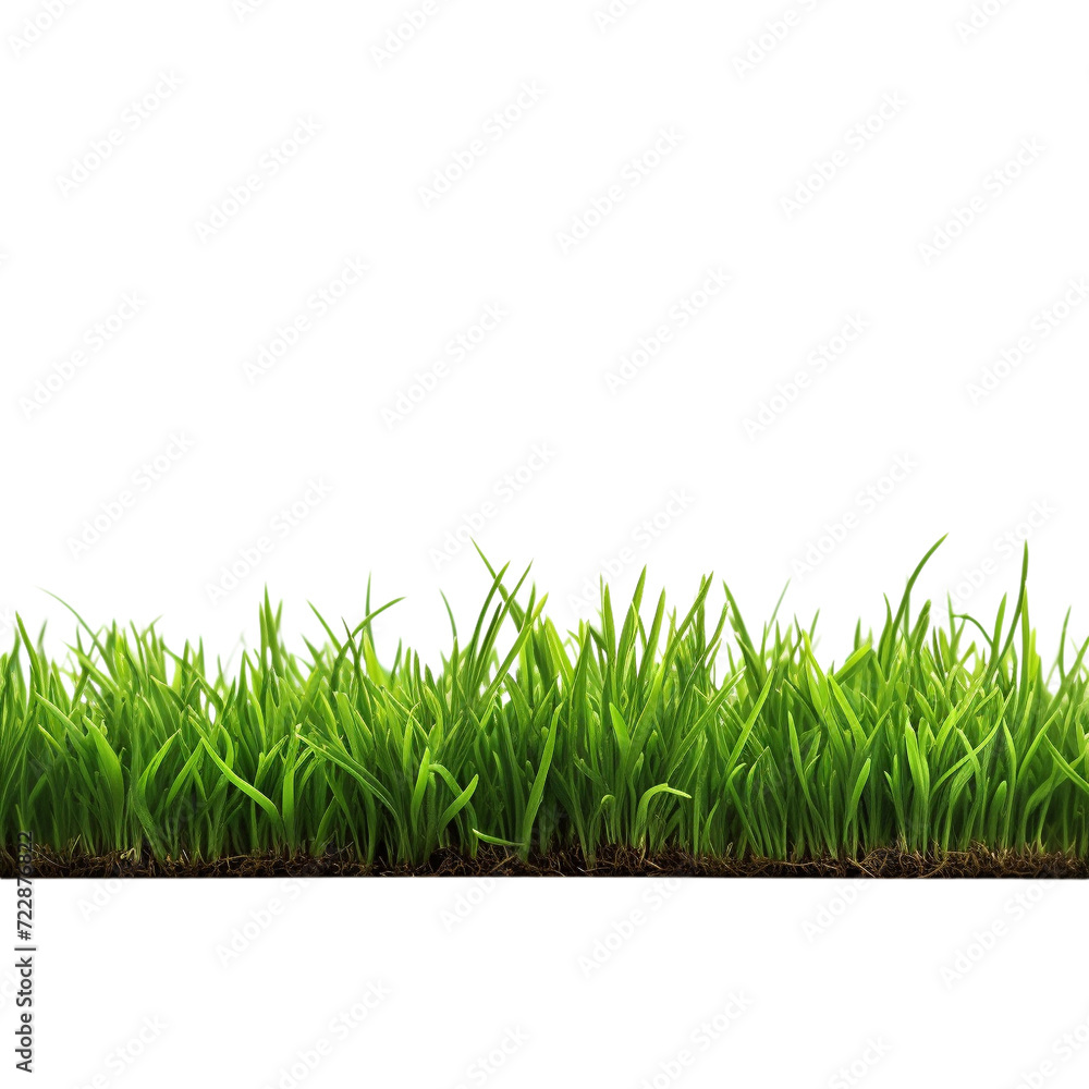 Obraz premium green grass isolated on white