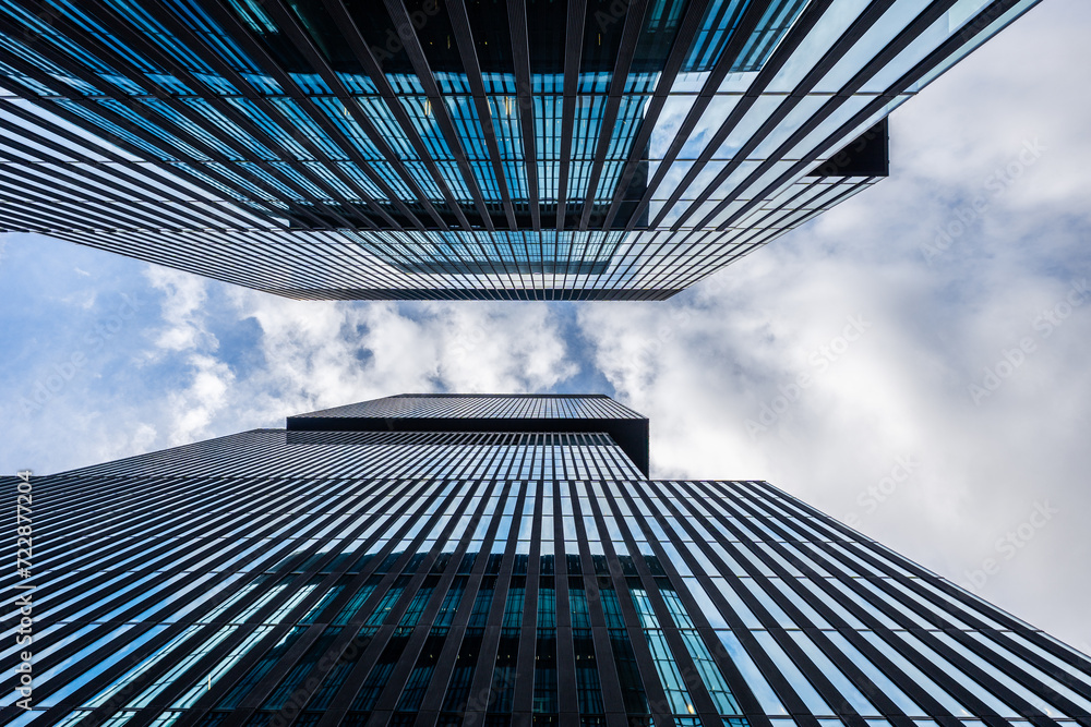 Katowice - modern architecture - skyscrapers - tall corporate buildings