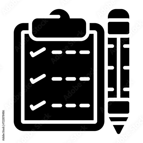 Writing pad Vector Icon