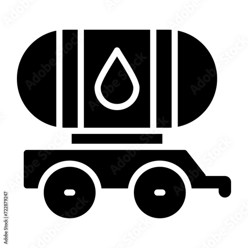 Tanker Truck Vector Icon