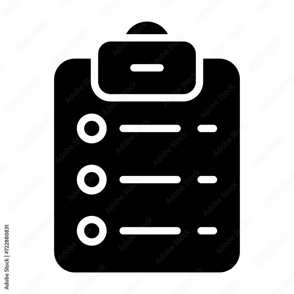 List Check Vector Icon List Check Vector Icon