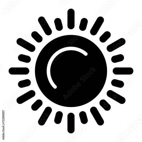 Sun Vector Icon