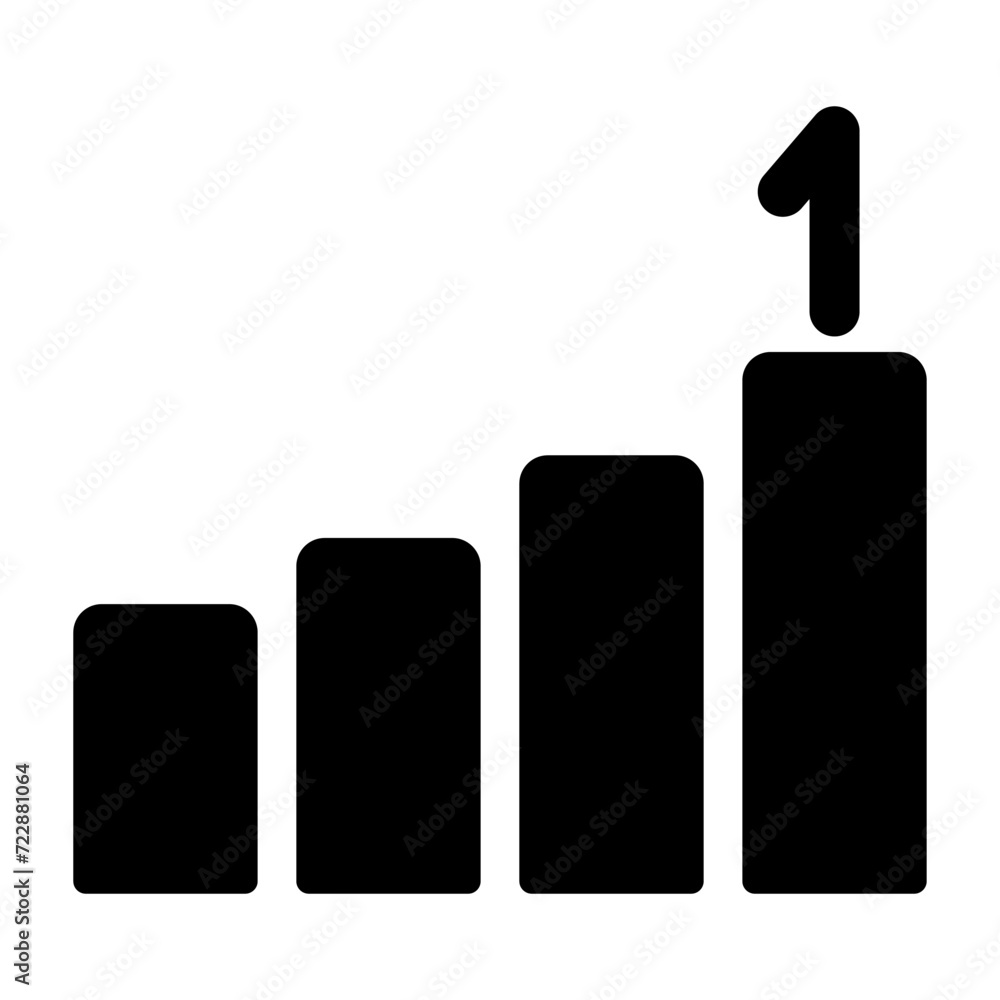 First Place Vector Icon First Place Vector Icon