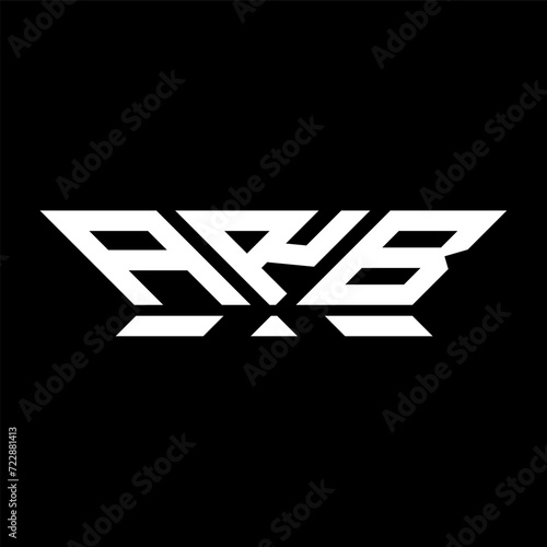 ARB letter logo vector design, ARB simple and modern logo. ARB luxurious alphabet design 