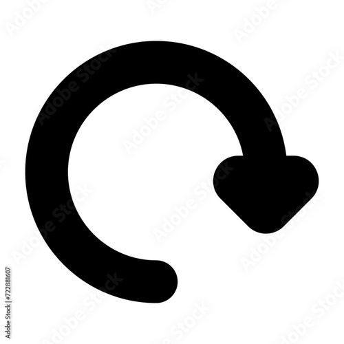 Rotate Right Vector Icon