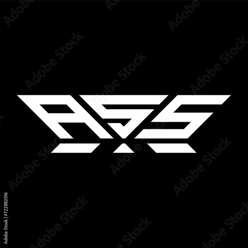 ASS letter logo vector design, ASS simple and modern logo. ASS luxurious alphabet design  