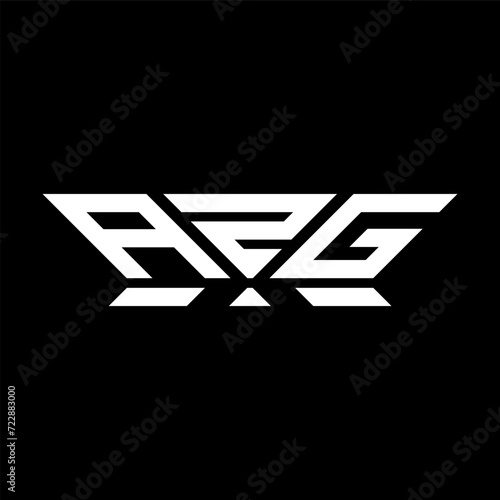 AZG letter logo vector design, AZG simple and modern logo. AZG luxurious alphabet design   photo