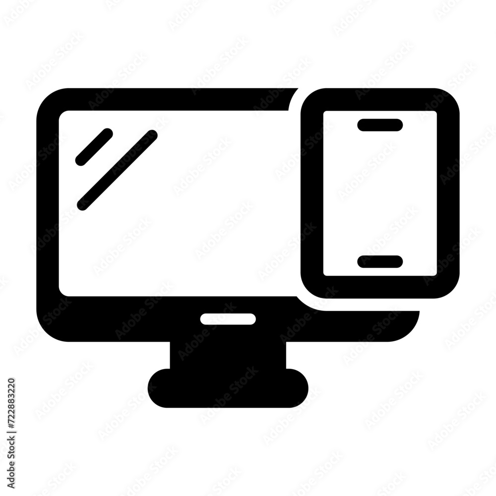 Responsive Design Vector Icon Responsive Design Vector Icon