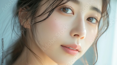 美肌の美しいアジア人女性02 photo