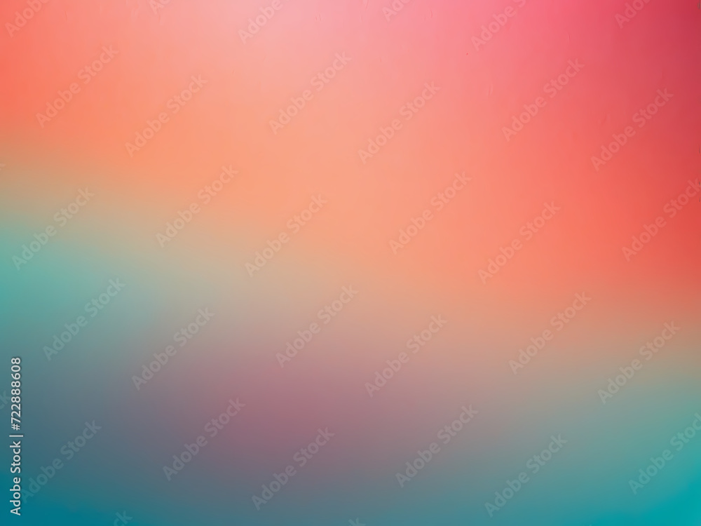 noisy teal to coral gradient background