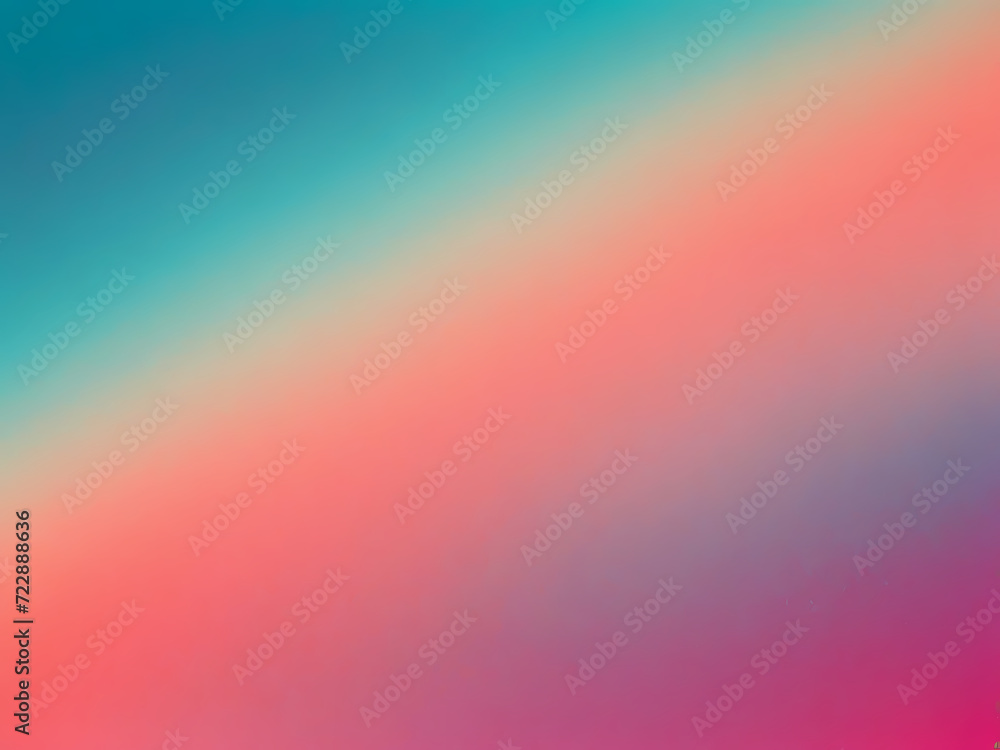 noisy teal to coral gradient background