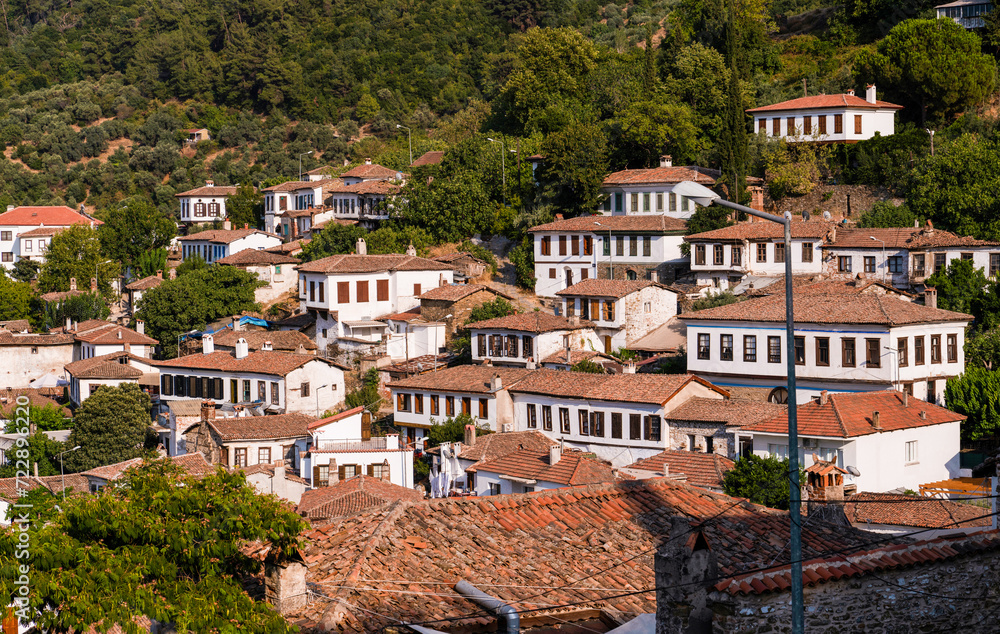 Traditional village houses of Sirince Village, Izmir, Turkey