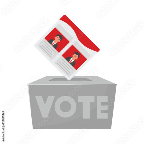 ballot box illustration