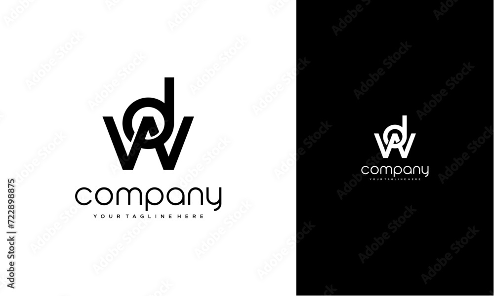 WD or DW initial logo concept monogram,logo template designed to make your logo process easy and approachable. All colors and text can be modified WD or DW initial logo concept monogram,logo template designed to make your logo process easy and approachable. All colors and text can be modified