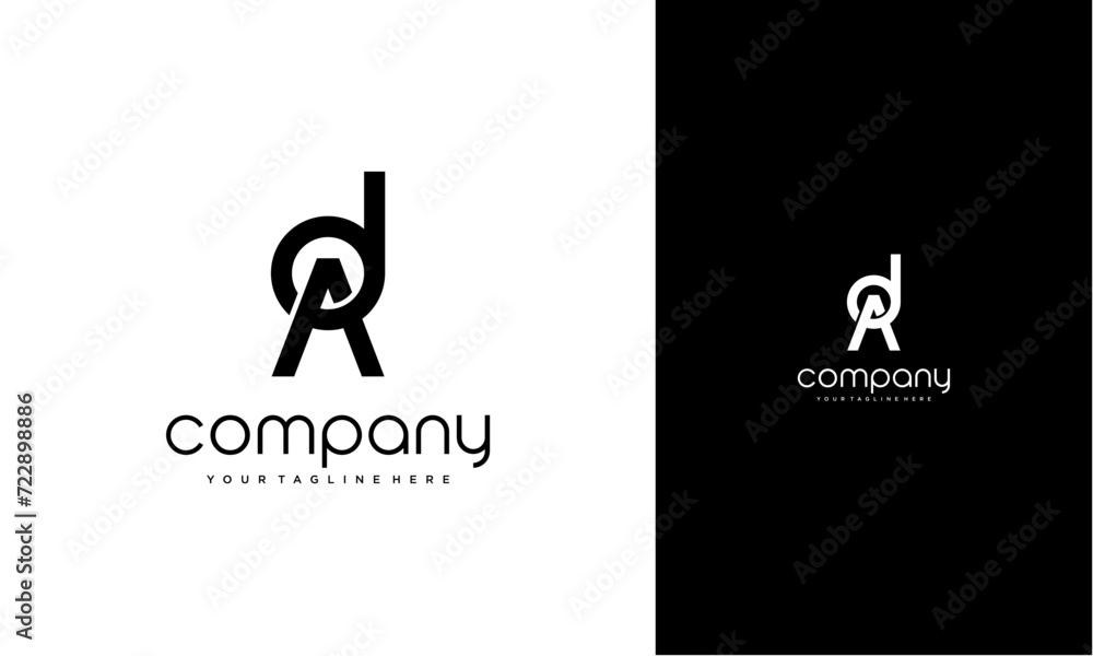 DA or AD initial logo concept monogram,logo template designed to make your logo process easy and approachable. All colors and text can be modified DA or AD initial logo concept monogram,logo template designed to make your logo process easy and approachable. All colors and text can be modified