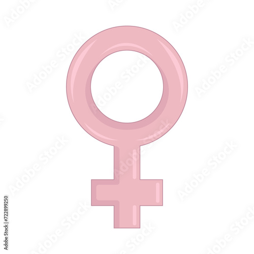 Illustration of female symbol 