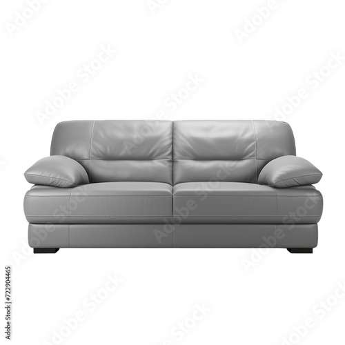 white sofa isolated on white